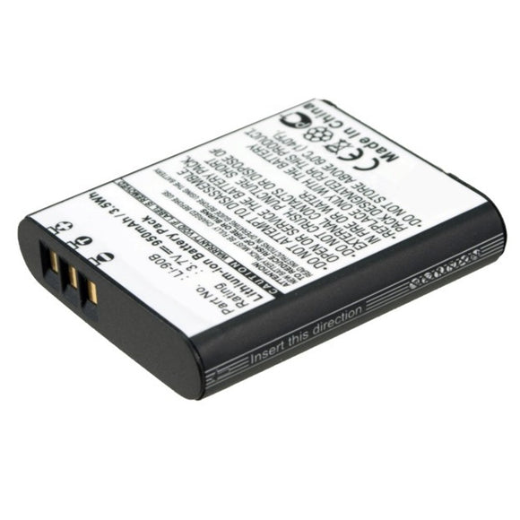 Batteries N Accessories BNA-WB-L8058 Recorder Battery - Li-ion, 3.7V, 950mAh, Ultra High Capacity Battery - Replacement for Olympus Li-90B, LI-92B Battery