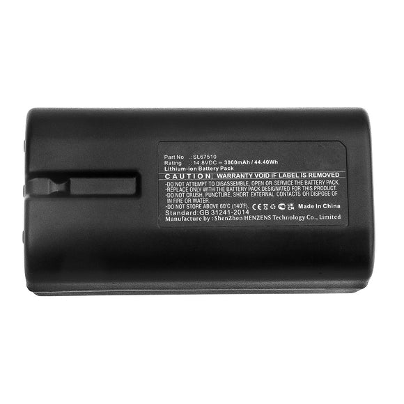 Batteries N Accessories BNA-WB-L13416 Flashlight Battery - Li-ion, 14.8V, 3000mAh, Ultra High Capacity - Replacement for SeaLife SL67510 Battery