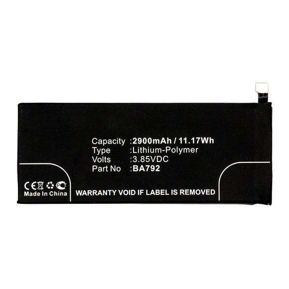 Batteries N Accessories BNA-WB-P14520 Cell Phone Battery - Li-Pol, 3.85V, 2900mAh, Ultra High Capacity - Replacement for MeiZu BA791 Battery