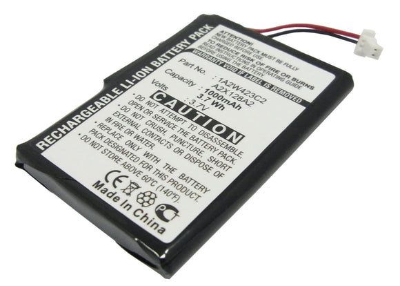 Batteries N Accessories BNA-WB-L4114 GPS Battery - Li-Ion, 3.7V, 1000 mAh, Ultra High Capacity Battery - Replacement for BTI 1A2W423C2 Battery