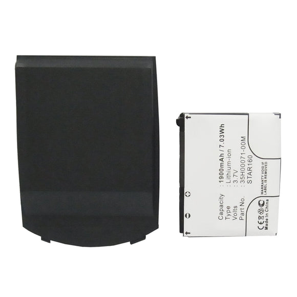 Batteries N Accessories BNA-WB-L15590 Cell Phone Battery - Li-ion, 3.7V, 1900mAh, Ultra High Capacity - Replacement for HTC STAR160 Battery