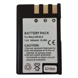 Batteries N Accessories BNA-WB-L9030 Digital Camera Battery - Li-ion, 7.4V, 1000mAh, Ultra High Capacity - Replacement for Nikon EN-EL9 Battery