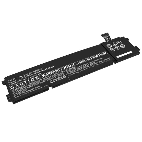 Batteries N Accessories BNA-WB-L18467 Laptop Battery - Li-Pol, 15.2V, 4000mAh, Ultra High Capacity - Replacement for Razer RC30-0351 Battery