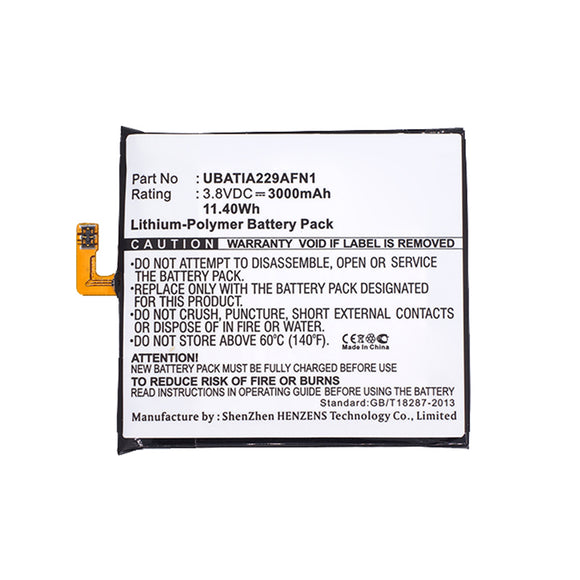 Batteries N Accessories BNA-WB-P16947 Cell Phone Battery - Li-Pol, 3.8V, 3000mAh, Ultra High Capacity - Replacement for Sharp UBATIA229AFN1 Battery