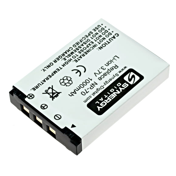 Batteries N Accessories BNA-WB-CANP70 Digital Camera Battery - Li-ion, 3.7V, 1000 mah, Ultra High Capacity Battery - Replacement for Casio NP70 Battery