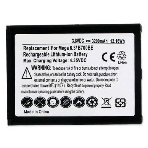 Batteries N Accessories BNA-WB-BLI-1369-3.2 Cell Phone Battery - Li-Ion, 3.8V, 3200 mAh, Ultra High Capacity Battery - Replacement for Samsung B700BE Battery