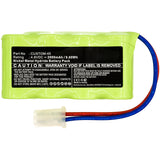 Batteries N Accessories BNA-WB-H11246 Emergency Lighting Battery - Ni-MH, 4.8V, 2000mAh, Ultra High Capacity - Replacement for Lithonia CUSTOM-45 Battery