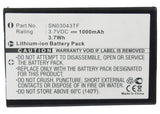 Batteries N Accessories BNA-WB-L7334 Remote Control Battery - Li-Ion, 3.7V, 1000 mAh, Ultra High Capacity Battery - Replacement for Acoustic Research HK-NP60-850 Battery