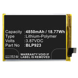 Batteries N Accessories BNA-WB-P17627 Cell Phone Battery - Li-Pol, 3.87V, 4850mAh, Ultra High Capacity - Replacement for VIVO BLP923 Battery