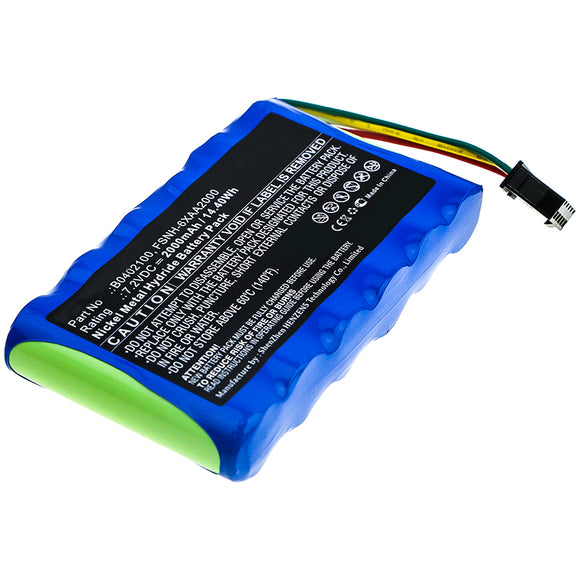 Batteries N Accessories BNA-WB-H11214 Medical Battery - Ni-MH, 7.2V, 2000mAh, Ultra High Capacity - Replacement for EDAN B0402100 Battery