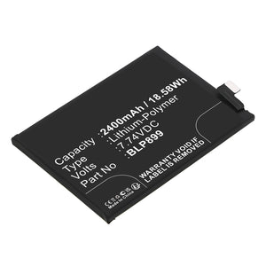 Batteries N Accessories BNA-WB-P17822 Cell Phone Battery - Li-Pol, 7.74V, 2400mAh, Ultra High Capacity - Replacement for Oneplus BLP899 Battery