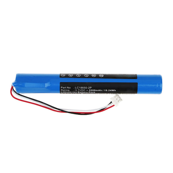 Batteries N Accessories BNA-WB-L14944 DAB Digital Battery - Li-ion, 3.7V, 5200mAh, Ultra High Capacity - Replacement for Pure LC18650-2P Battery