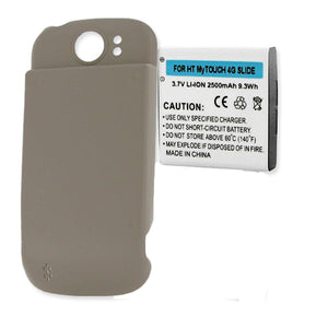 Batteries N Accessories BNA-WB-BLI-1283-2.5 Cell Phone Battery - Li-Ion, 3.7V, 2500 mAh, Ultra High Capacity Battery - Replacement for HTC PG59100 Battery