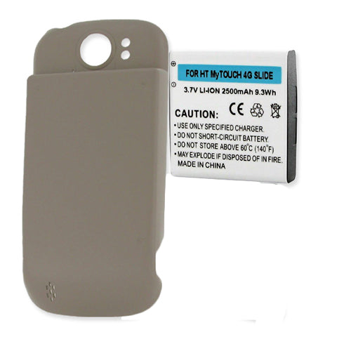 Batteries N Accessories BNA-WB-BLI-1283-2.5 Cell Phone Battery - Li-Ion, 3.7V, 2500 mAh, Ultra High Capacity Battery - Replacement for HTC PG59100 Battery