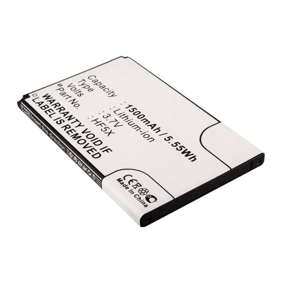 Batteries N Accessories BNA-WB-L14560 Cell Phone Battery - Li-ion, 3.7V, 1500mAh, Ultra High Capacity - Replacement for Motorola HF5X Battery
