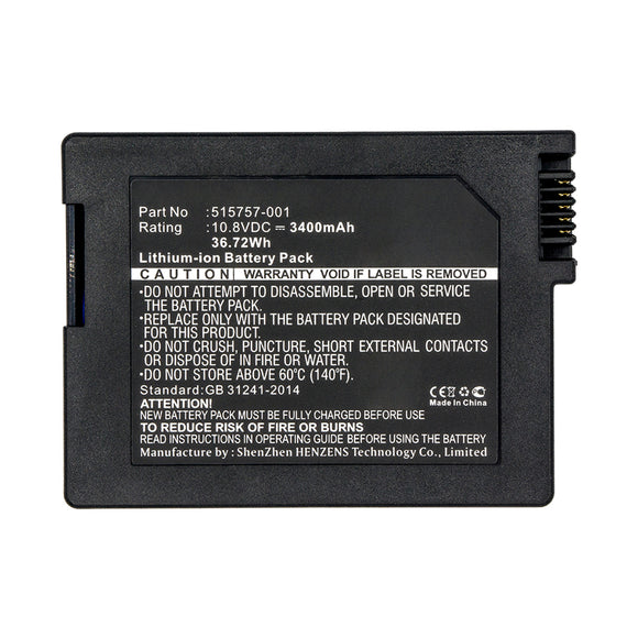 Batteries N Accessories BNA-WB-L14443 Cable Modem Battery - Li-ion, 10.8V, 3400mAh, Ultra High Capacity - Replacement for Motorola 515757-001 Battery
