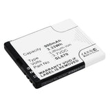 Batteries N Accessories BNA-WB-L9960 Cell Phone Battery - Li-ion, 3.7V, 900mAh, Ultra High Capacity - Replacement for Bea-fon SL670 Battery