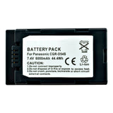 Batteries N Accessories BNA-WB-CGRD54 Camcorder Battery - li-ion, 7.4V, 6000 mAh, Ultra High Capacity Battery - Replacement for Panasonic CGR-D54 Battery