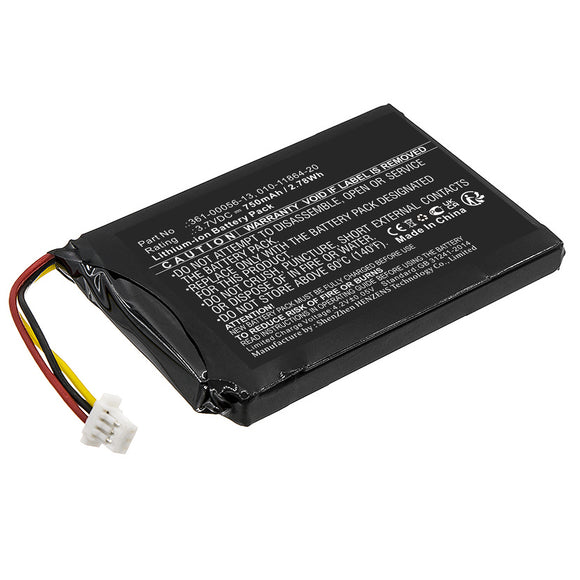 Batteries N Accessories BNA-WB-L17910 Dog Collar Battery - Li-ion, 3.7V, 750mAh, Ultra High Capacity - Replacement for Garmin 010-11864-20 Battery