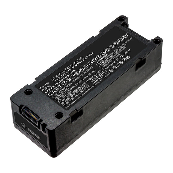Batteries N Accessories BNA-WB-L15125 Medical Battery - Li-ion, 14.8V, 10200mAh, Ultra High Capacity - Replacement for Mindray 022-000012-00 Battery