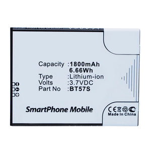 Batteries N Accessories BNA-WB-L14036 Cell Phone Battery - Li-ion, 3.7V, 1800mAh, Ultra High Capacity - Replacement for ZOPO BT57S Battery