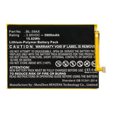 Batteries N Accessories BNA-WB-P11392 Cell Phone Battery - Li-Pol, 3.85V, 3900mAh, Ultra High Capacity - Replacement for Infinix BL-39AX Battery