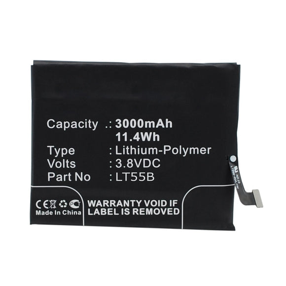 Batteries N Accessories BNA-WB-P12282 Cell Phone Battery - Li-Pol, 3.8V, 3000mAh, Ultra High Capacity - Replacement for LeTV LT55B Battery