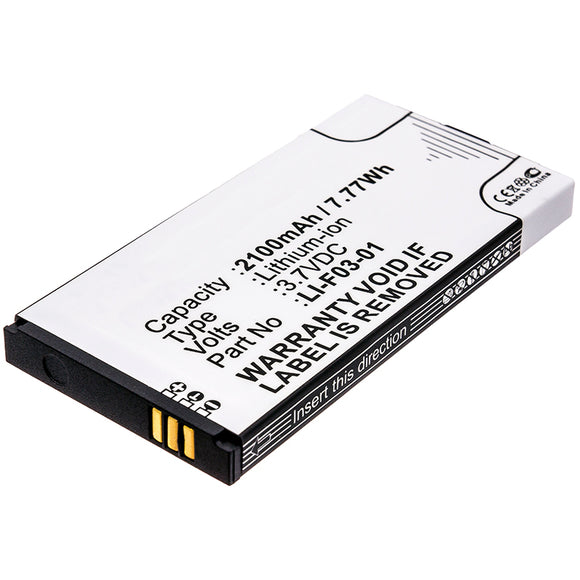 Batteries N Accessories BNA-WB-L4198 GPS Battery - Li-Ion, 3.7V, 2100 mAh, Ultra High Capacity Battery - Replacement for Golf Buddy LI-F03-01 Battery