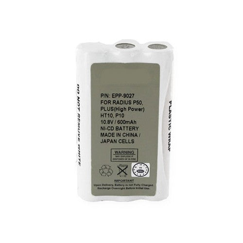 Batteries N Accessories BNA-WB-EPP-9027 2-Way Radio Battery - Ni-CD, 10.8V, 600 mAh, Ultra High Capacity Battery - Replacement for Motorola HNN9027A Battery