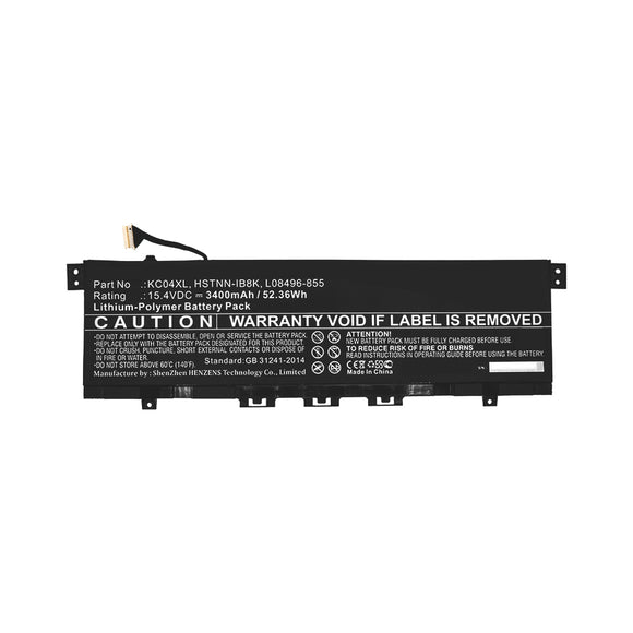 Batteries N Accessories BNA-WB-P11794 Laptop Battery - Li-Pol, 15.4V, 3400mAh, Ultra High Capacity - Replacement for HP KC04XL Battery