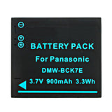 Batteries N Accessories BNA-WB-BCK7 Digital Camera Battery - li-ion, 3.7V, 900 mAh, Ultra High Capacity Battery - Replacement for Panasonic DMW-BCK7 Battery