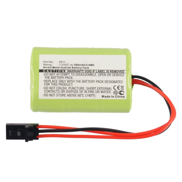 Batteries N Accessories BNA-WB-H9423 Medical Battery - Ni-MH, 7.2V, 500mAh, Ultra High Capacity - Replacement for Lucas-Grayson 5911 Battery