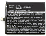 Batteries N Accessories BNA-WB-P8257 Cell Phone Battery - Li-Pol, 3.85V, 3100mAh, Ultra High Capacity Battery - Replacement for BQ 3200 Battery