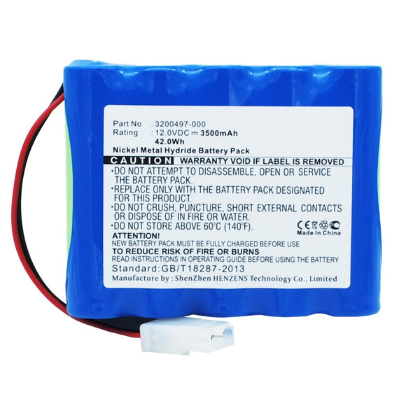 Batteries N Accessories BNA-WB-H9366 Medical Battery - Ni-MH, 12V, 3500mAh, Ultra High Capacity - Replacement for Carefusion 16048 Battery