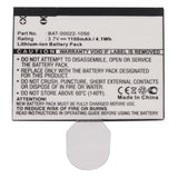 Batteries N Accessories BNA-WB-L4196 GPS Battery - Li-Ion, 3.7V, 1100 mAh, Ultra High Capacity Battery - Replacement for Golf Buddy BAT-00022-1050 Battery