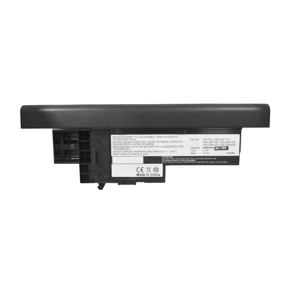 Batteries N Accessories BNA-WB-L12475 Laptop Battery - Li-ion, 14.4V, 4400mAh, Ultra High Capacity - Replacement for IBM ASM 92P1170 Battery