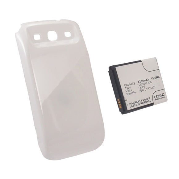 Batteries N Accessories BNA-WB-L13114 Cell Phone Battery - Li-ion, 3.7V, 4200mAh, Ultra High Capacity - Replacement for Samsung EB-L1H2LLD Battery
