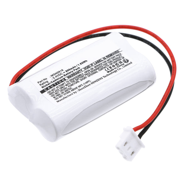 Batteries N Accessories BNA-WB-C18952 Emergency Lighting Battery - Ni-CD, 2.4V, 800mAh, Ultra High Capacity - Replacement for Bticino MGN0916 Battery