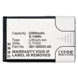 Batteries N Accessories BNA-WB-L8198 GPS Battery - Li-ion, 3.7V, 2200mAh, Ultra High Capacity - Replacement for Garmin 010-11599-00, 010-11654-03, 361-00053-00 Battery