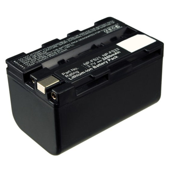 Batteries N Accessories BNA-WB-L9191 Digital Camera Battery - Li-ion, 3.7V, 2880mAh, Ultra High Capacity - Replacement for Sony NP-FS20 Battery