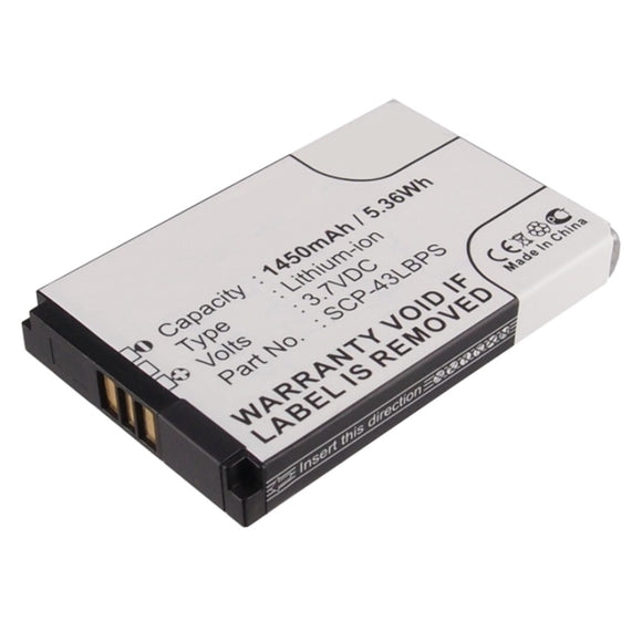 Batteries N Accessories BNA-WB-BLI-1243-1.4 Cell Phone Battery - Li-Ion, 3.7V, 1450 mAh, Ultra High Capacity Battery - Replacement for Kyocera SCP-43LBPS Battery