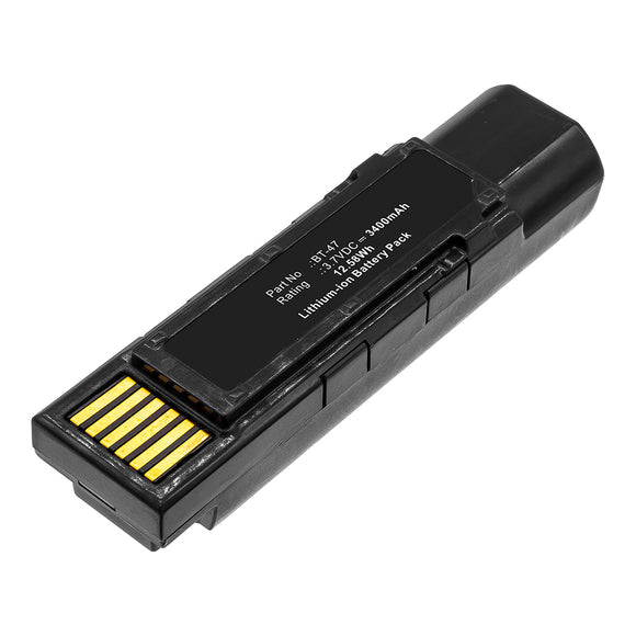 Batteries N Accessories BNA-WB-L17246 Barcode Scanner Battery - Li-ion, 3.7V, 3400mAh, Ultra High Capacity - Replacement for Datalogic  BT-47 Battery