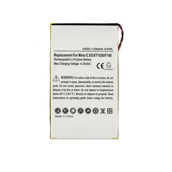 Batteries N Accessories BNA-WB-BLP-1438-2.3 Cell Phone Battery - Li-Pol, 3.8V, 2240 mAh, Ultra High Capacity Battery - Replacement for Motorola FT40 Battery