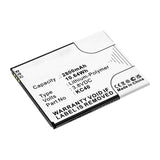 Batteries N Accessories BNA-WB-P16450 Cell Phone Battery - Li-Pol, 3.8V, 2800mAh, Ultra High Capacity - Replacement for Motorola KC40 Battery