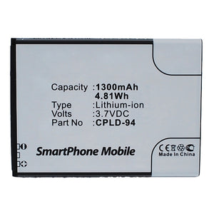 Batteries N Accessories BNA-WB-L10083 Cell Phone Battery - Li-ion, 3.7V, 1300mAh, Ultra High Capacity - Replacement for Coolpad CPLD-94 Battery