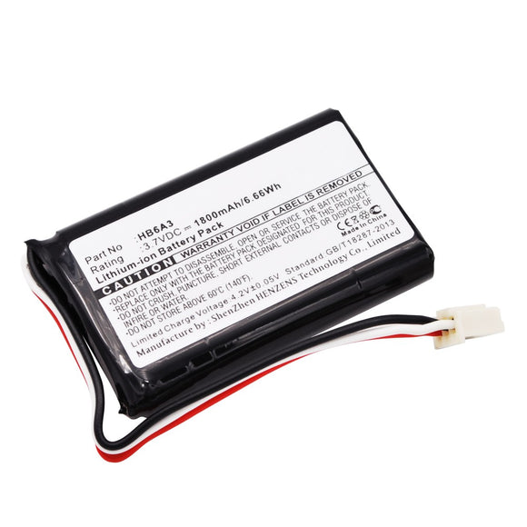 Batteries N Accessories BNA-WB-L417 Cordless Phones Battery - Li-Ion, 3.7V, 1800 mAh, Ultra High Capacity Battery - Replacement for Huawei HB6A3 Battery