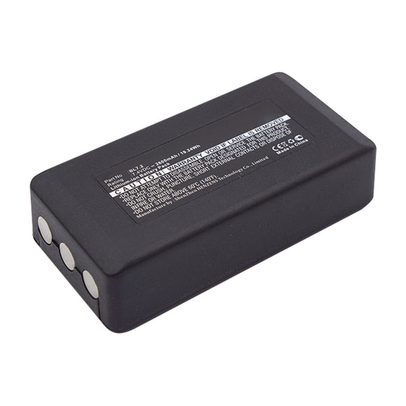 Batteries N Accessories BNA-WB-L15715 Remote Control Battery - Li-ion, 7.4V, 2600mAh, Ultra High Capacity - Replacement for Falard BL7.2 Battery