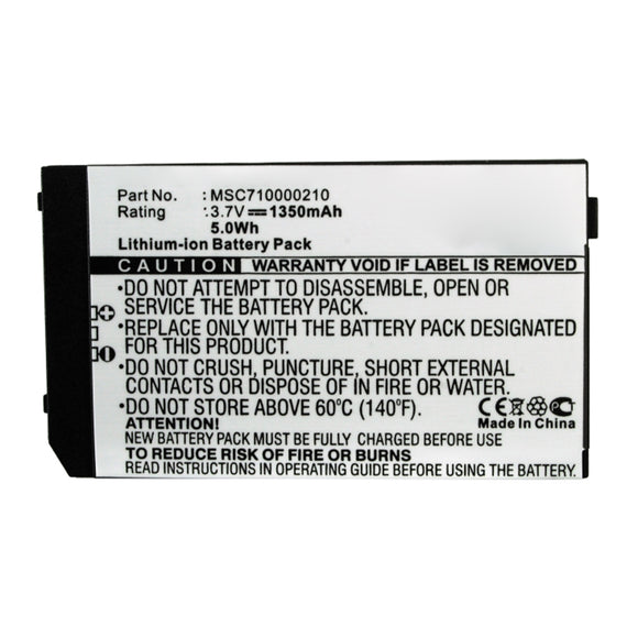 Batteries N Accessories BNA-WB-L15675 Cell Phone Battery - Li-ion, 3.7V, 1350mAh, Ultra High Capacity - Replacement for Toshiba TS-BTR002 Battery