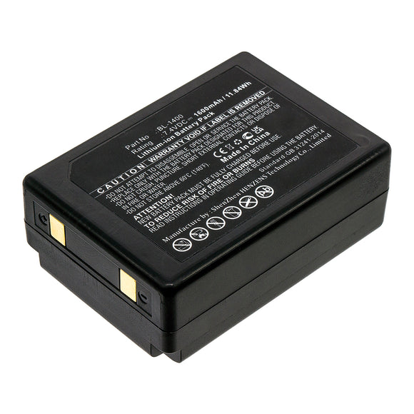 Batteries N Accessories BNA-WB-L16979 Equipment Battery - Li-ion, 7.4V, 1600mAh, Ultra High Capacity - Replacement for Hi-Target BL-1400 Battery