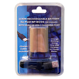 Batteries N Accessories BNA-WB-DCH-NPW235 Digital Camera Battery - LI-ion, 7.2V, 2400mAh, Ultra High Capacity - Replacement for Fujifilm NP-W235 Battery - Built-In USB-C Direct Charge, includes a 24-inch USB Type-C charging cable